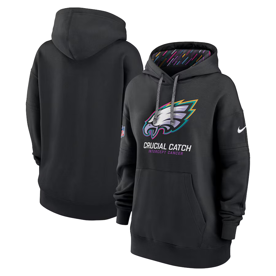Women Baltimore Ravens Black 2024 Nike NFL hoodie 2